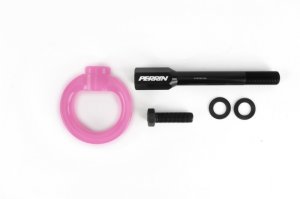 Subaru WRX STI Tow Hook Kit - Front - Perrin Performance - Hyper Pink - `02-`07 Subaru WRX STI Tow Hook Kit - Front - Perrin Performance - Hyper Pink - `02-`07